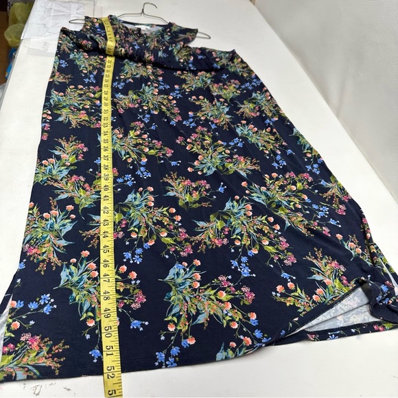 J. Jill Floral Sleeveless Maxi Dress size M - Picture 4 of 11